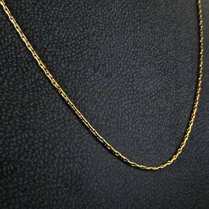 STEEL EXTENSION CHAIN GOLD THICK