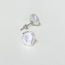 Load image into Gallery viewer, KESHI PEARL STUDS EARRINGS 10mm