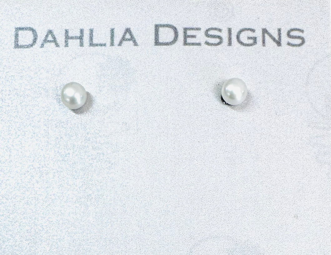 PEARL STUD EARRINGS 3-4mm
