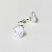Load image into Gallery viewer, KESHI PEARL STUDS EARRINGS 10mm