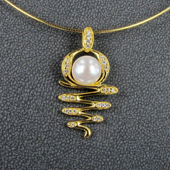 STAIRCASE TO THE MOON PENDANT – Dahlia Designs - Main Image