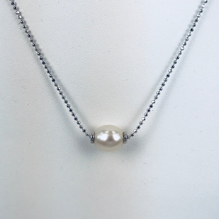 RICE PEARL NECKLACE
