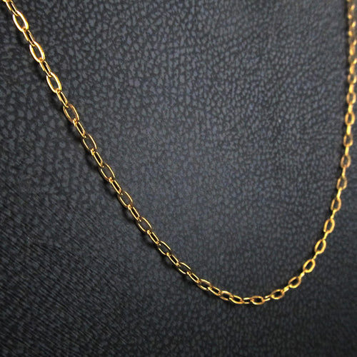 STEEL EXTENSION CHAIN GOLD THIN