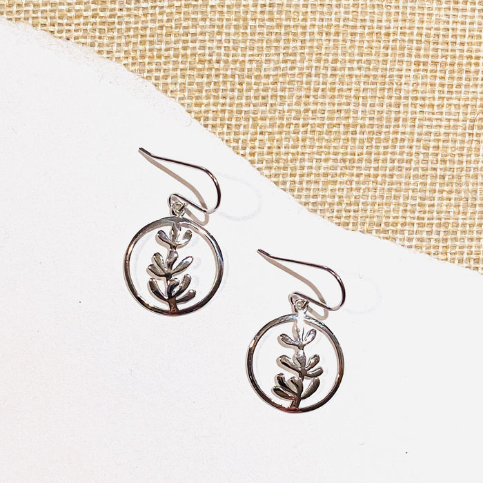 LAVENDER EARRINGS