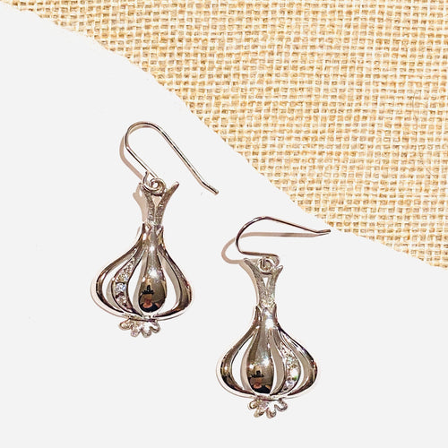 GARLIC BULB EARRINGS