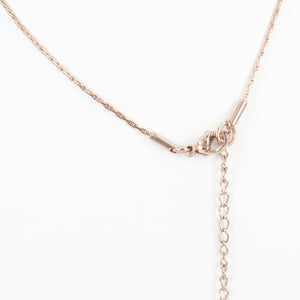 STAINLESS STEEL EXTENSION CHAIN ROSE GOLD THICK