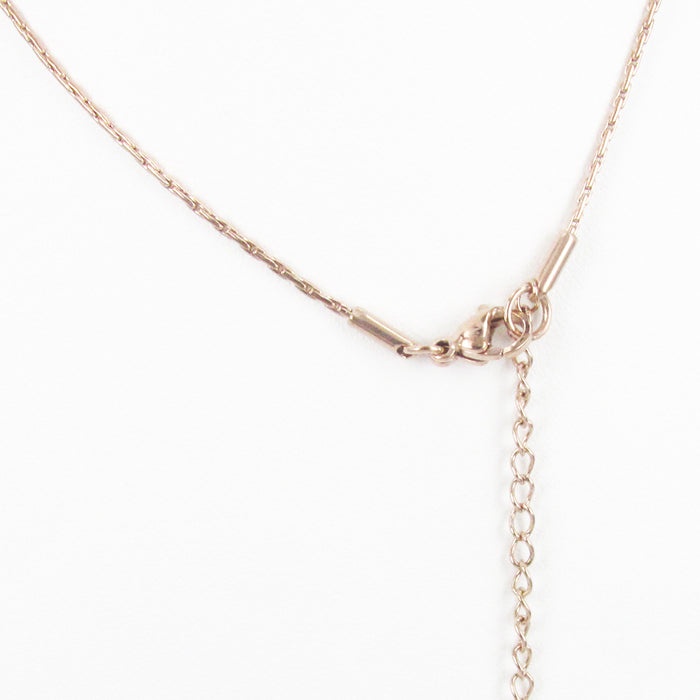 STAINLESS STEEL EXTENSION CHAIN ROSE GOLD THICK