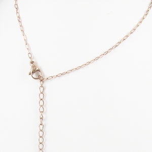 STAINLESS STEEL EXTENSION CHAIN ROSE GOLD THIN